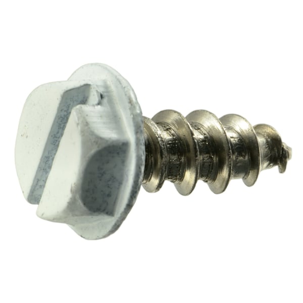 Midwest Fastener Sheet Metal Screw, #10 x 1/2 in, Painted 18-8 Stainless Steel Flange Hex Head 15 PK 71048 - main